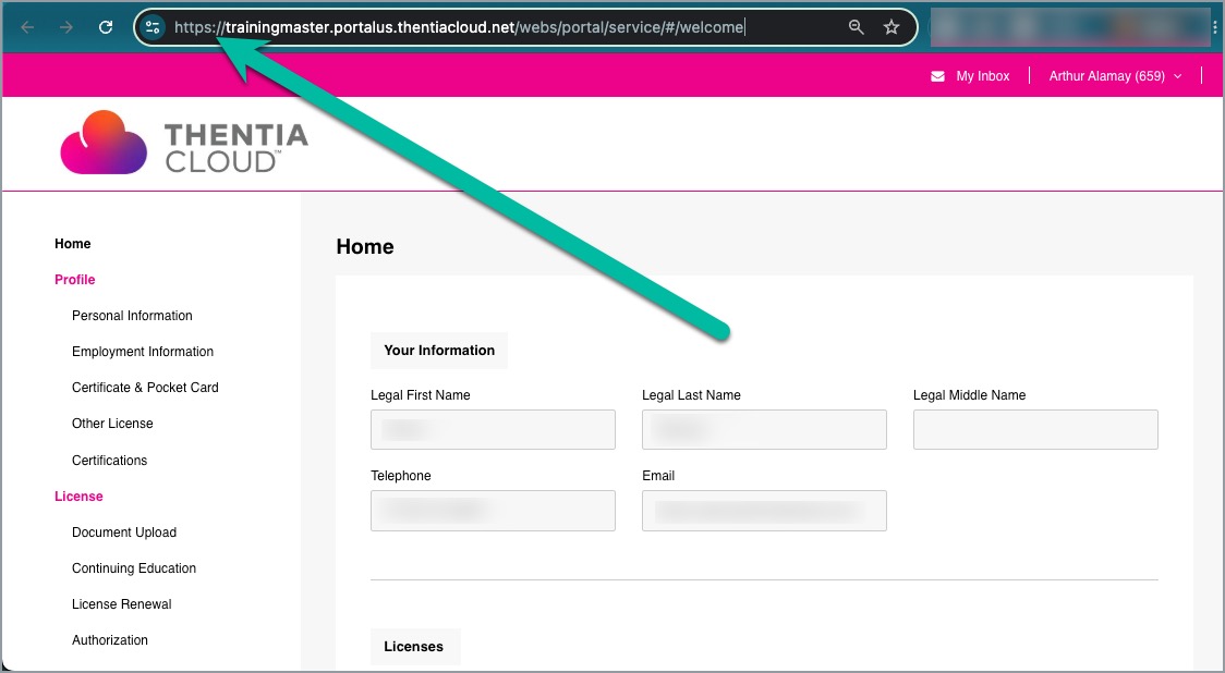 URL of Licensee Portal.jpg