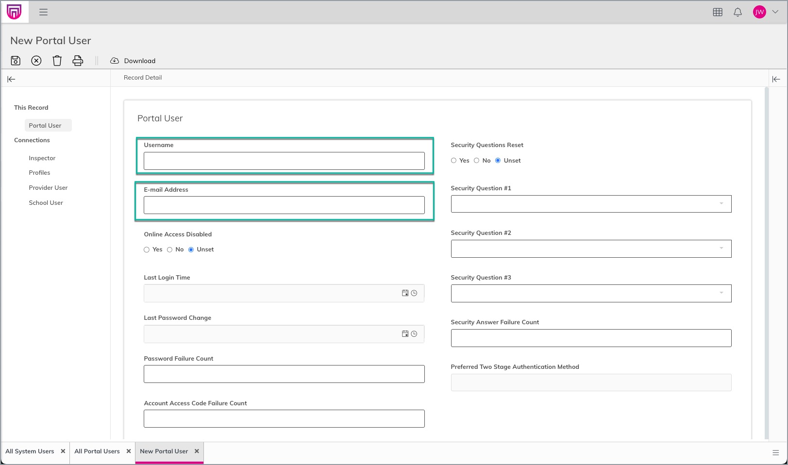 Portal user display name and email.jpg